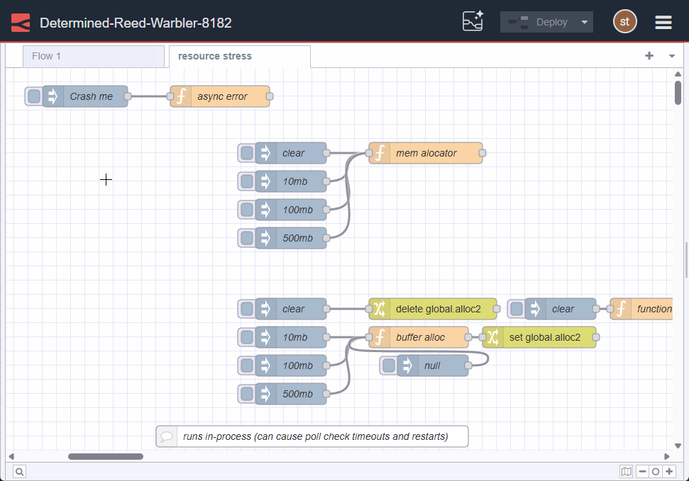 Preview of AI in Node-RED Editor